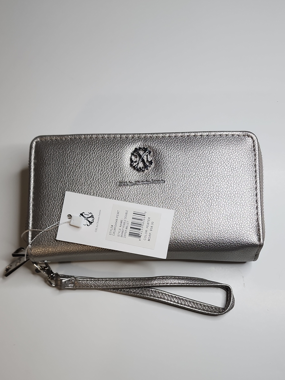 ⭐️NWT CXL by Christian Lacroix Brandy Pebble Double Zipper Wallet⭐️